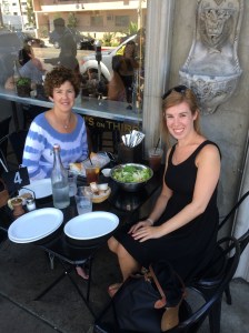 My mom and I at Joan's on Third